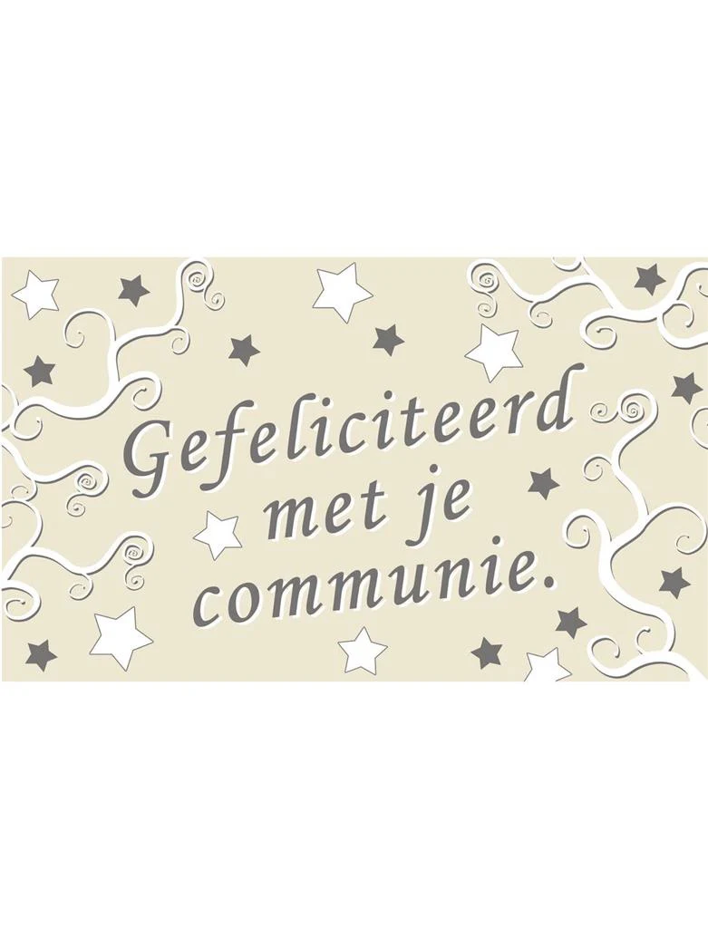 Vlag Gefeliciteerd met je communie