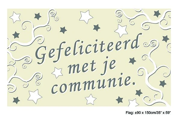 Vlag Gefeliciteerd met je communie - Image 2