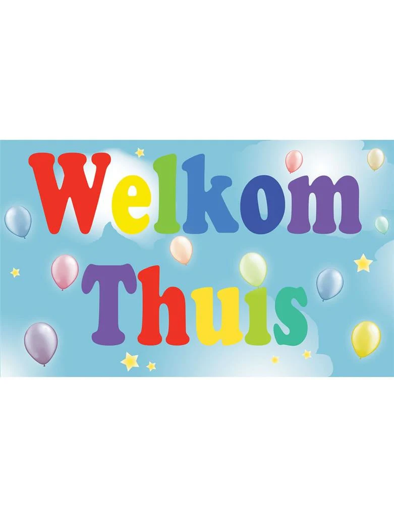 Vlag welkom thuis