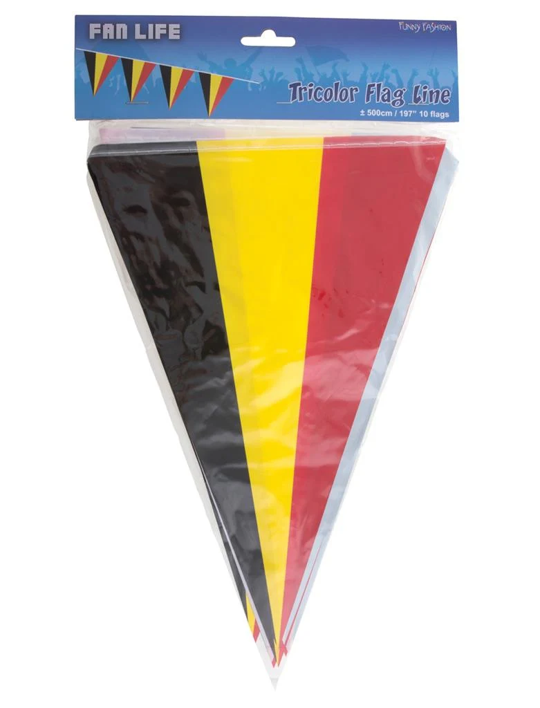 Vlaggenlijn 5m 10 vlaggen België - Image 2
