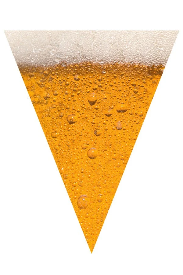 Vlaggenlijn bier 6 meter – bierglas Oktoberfest slinger