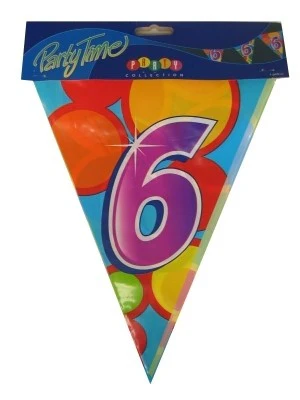 Vlaggenlijn leeftijd 6 jaar 10 meter