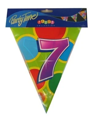 Vlaggenlijn leeftijd 7 jaar 10 meter