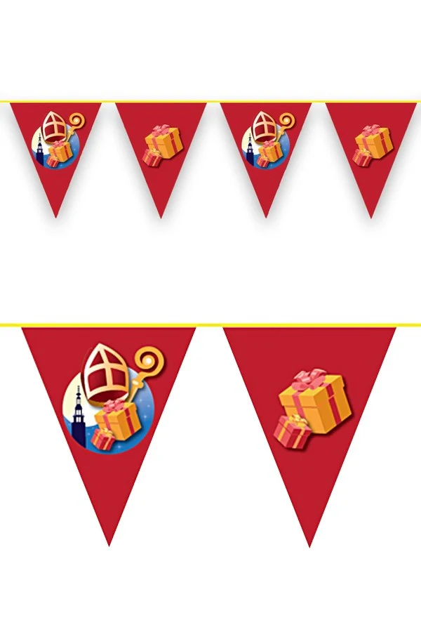 Vlaggenlijn Sinterklaas 10 meter
