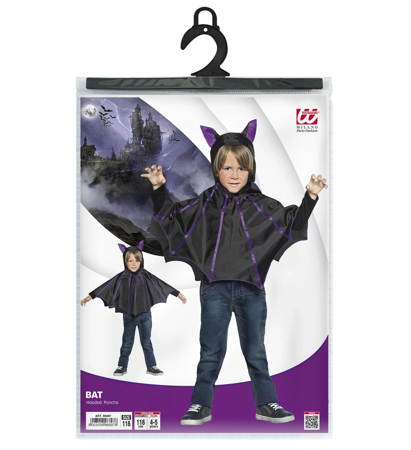 Vleermuis poncho kind - Image 4