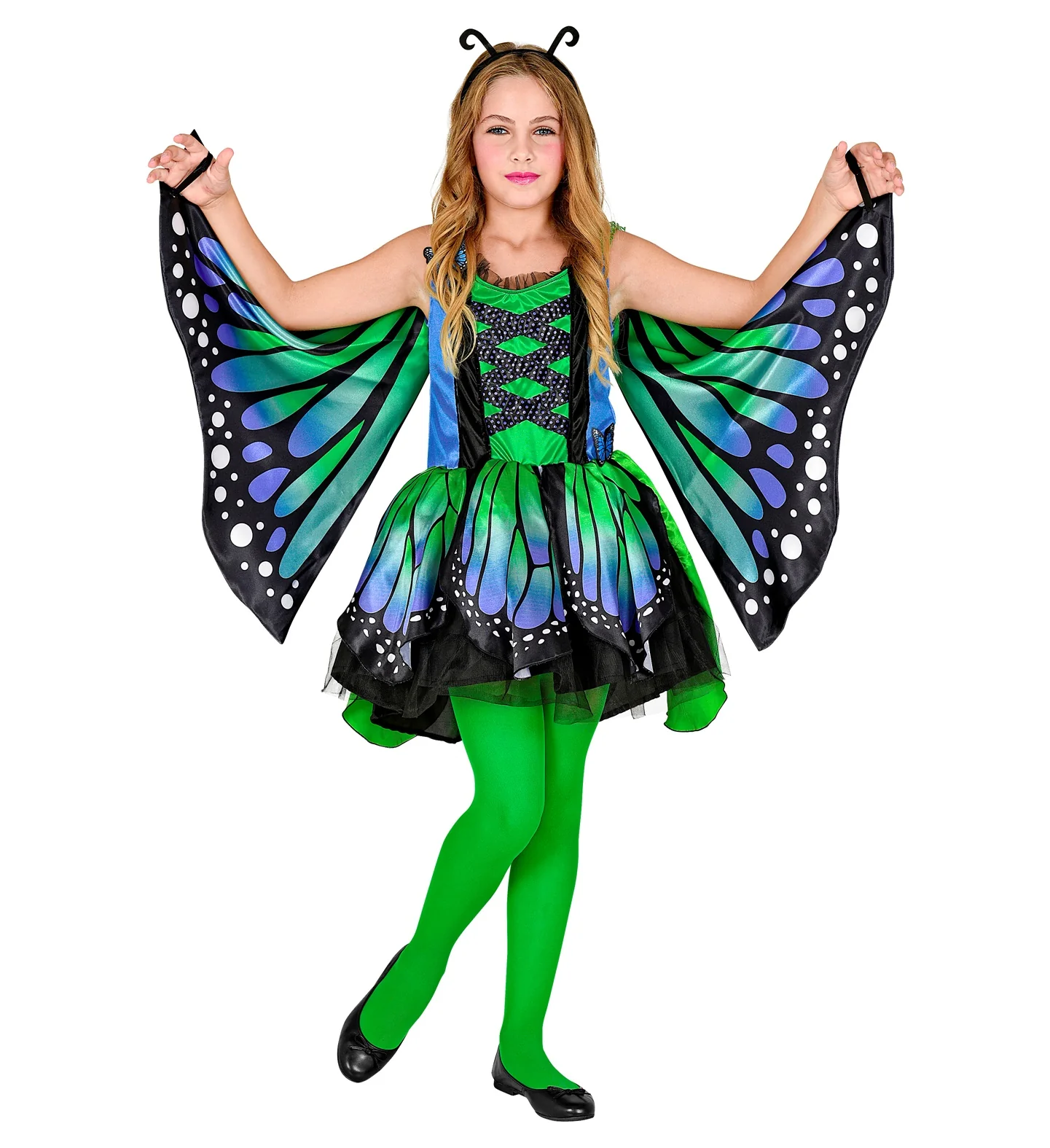 Vlinderpak blauw groen kind - Image 2