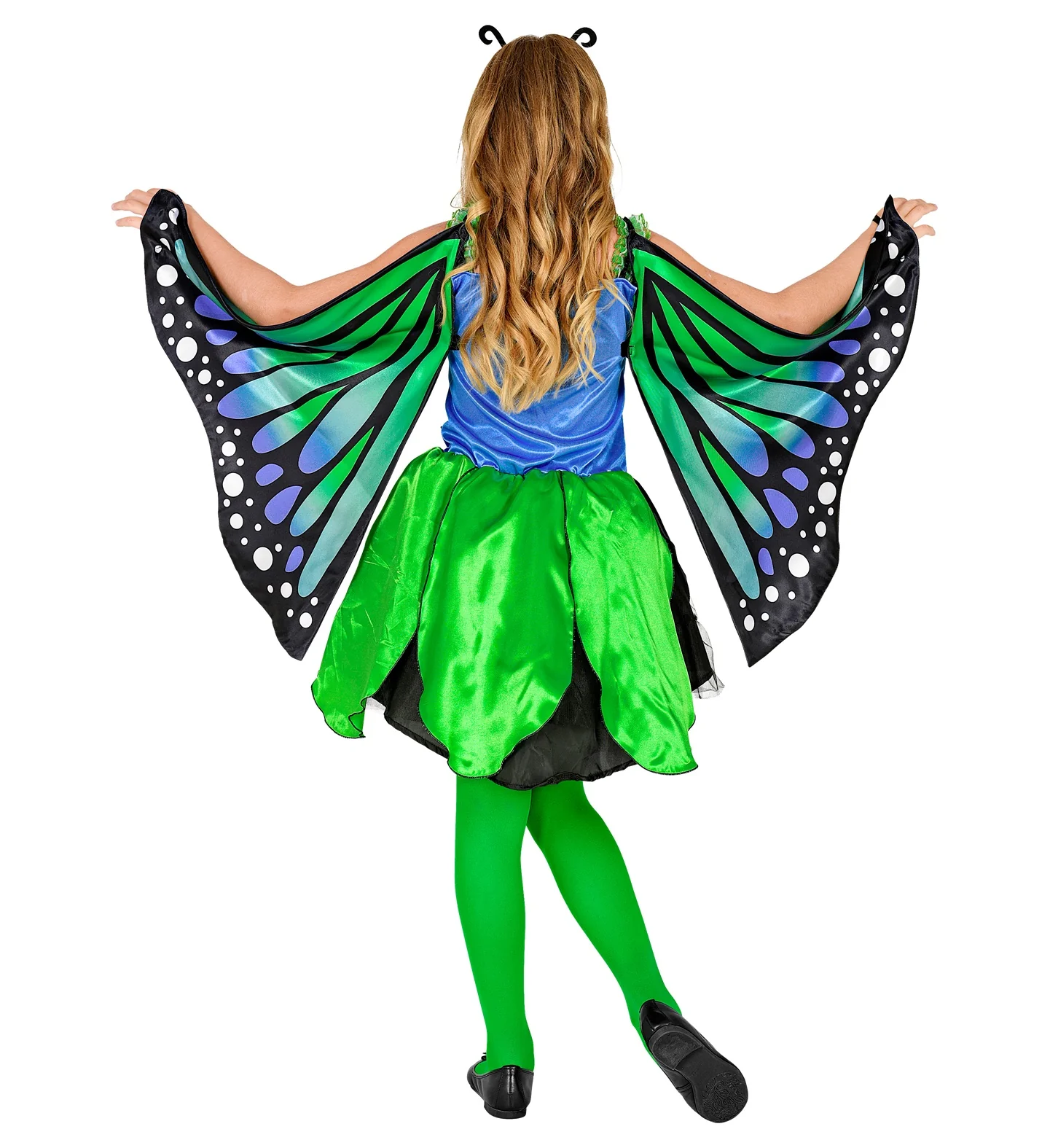 Vlinderpak blauw groen kind - Image 3