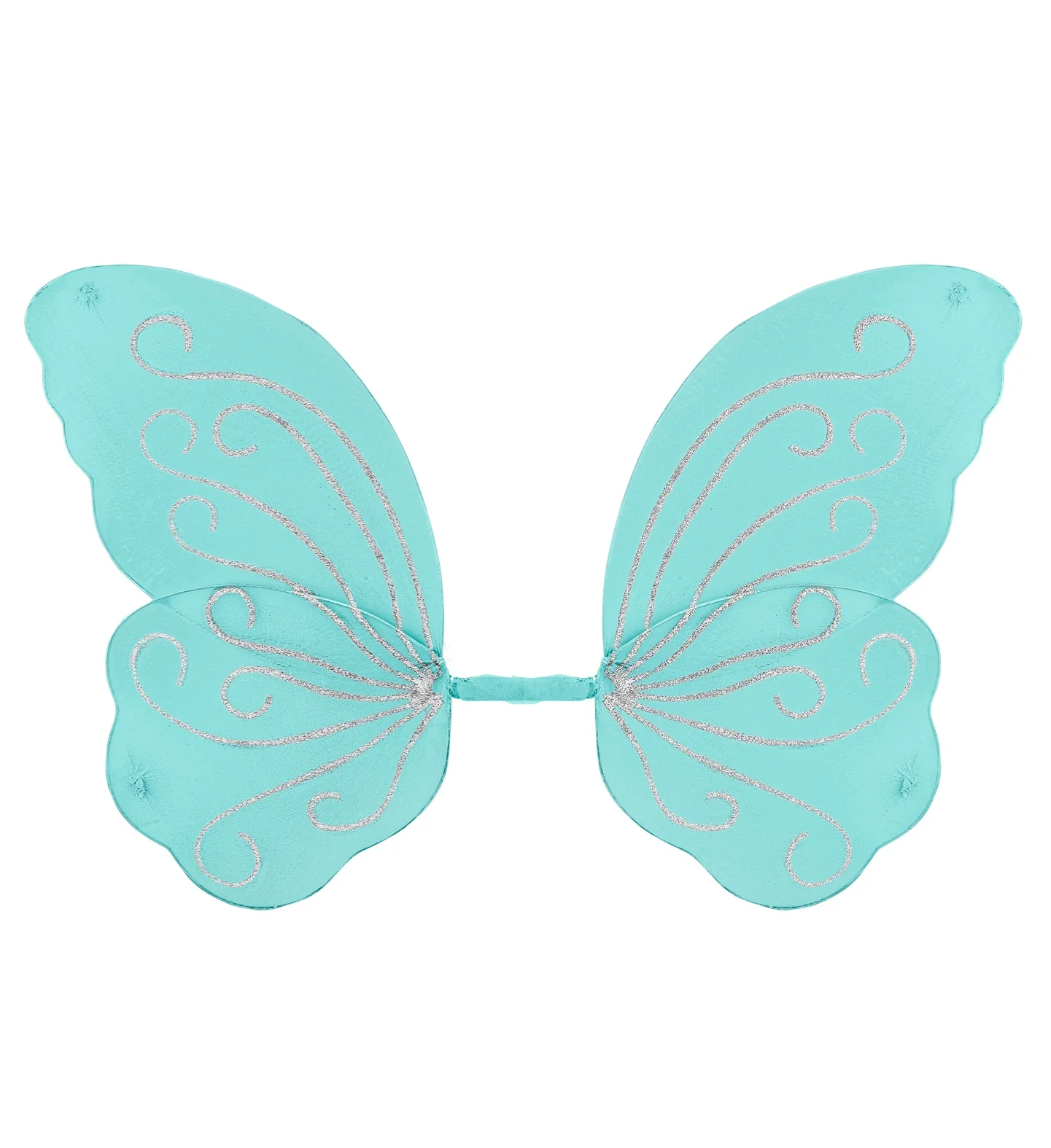 Vlindervleugels glitter blauw