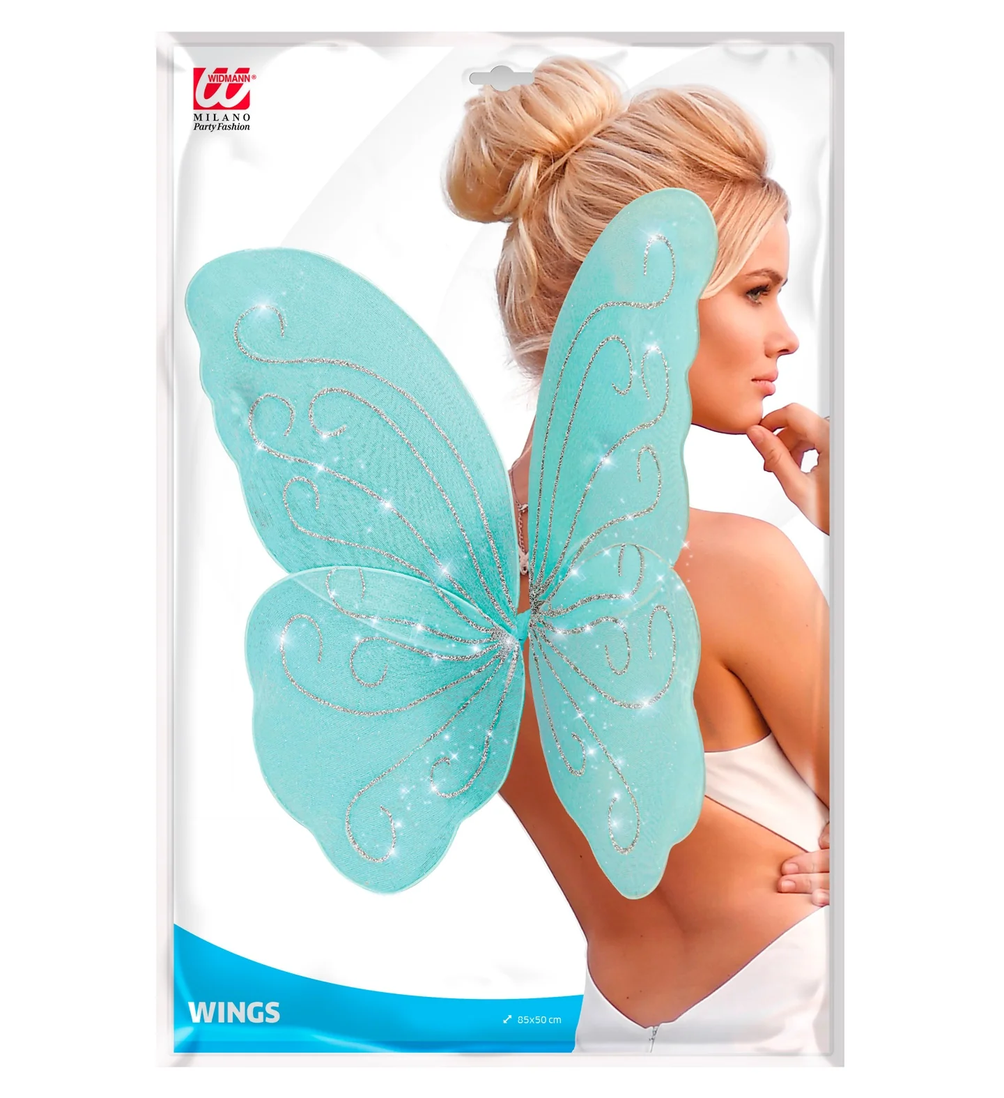 Vlindervleugels glitter blauw - Image 3