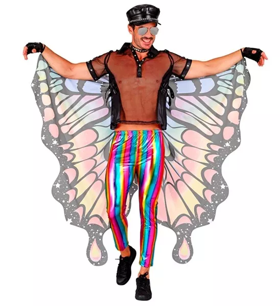 Vlinder vleugels regenboog 175 x 140cm Sara - Image 4