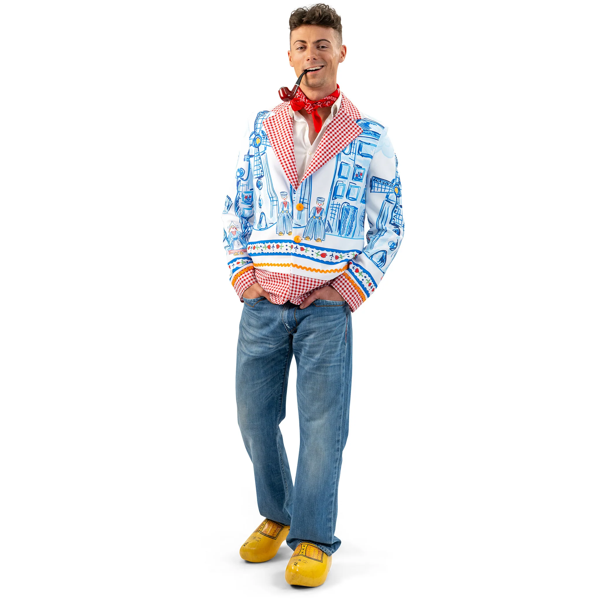 Volendamse jas Delfts blauw heren