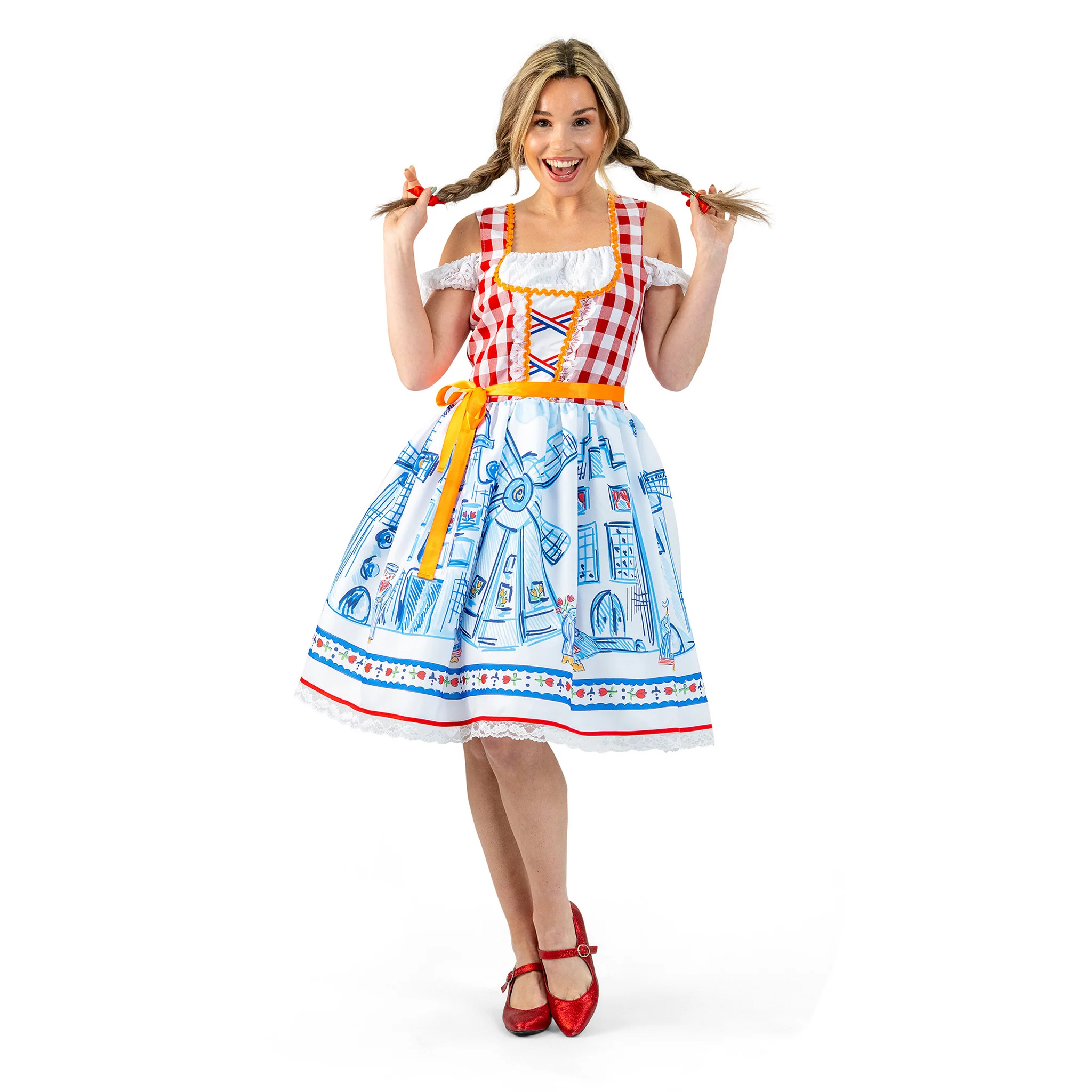 Volendamse jurk Delfts blauw dames - Image 3