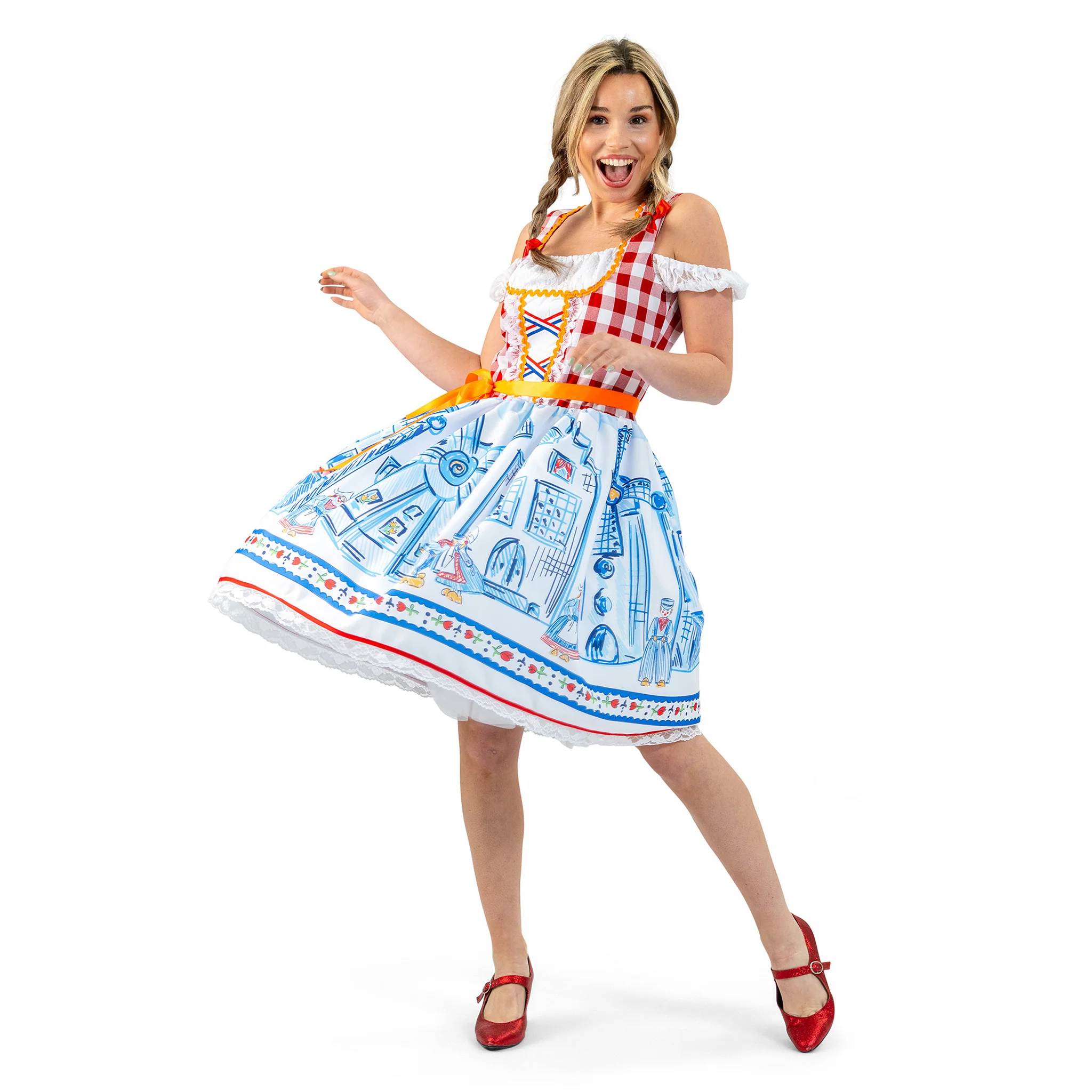 Volendamse jurk Delfts blauw dames - Image 4