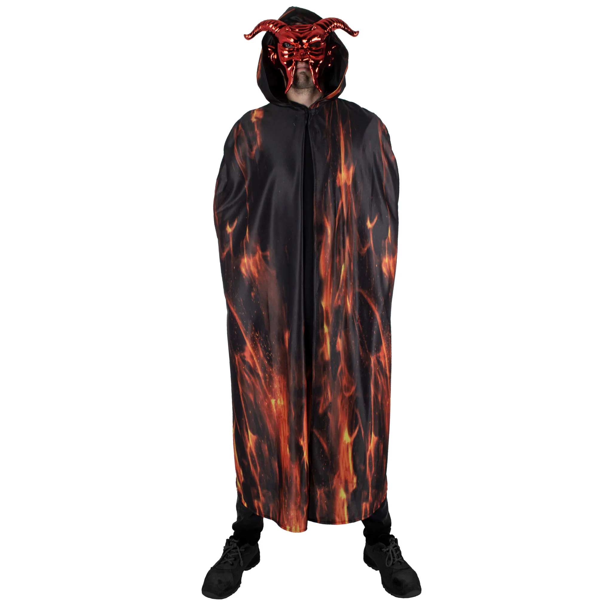 Vurige demonen cape volwassenen - Image 3