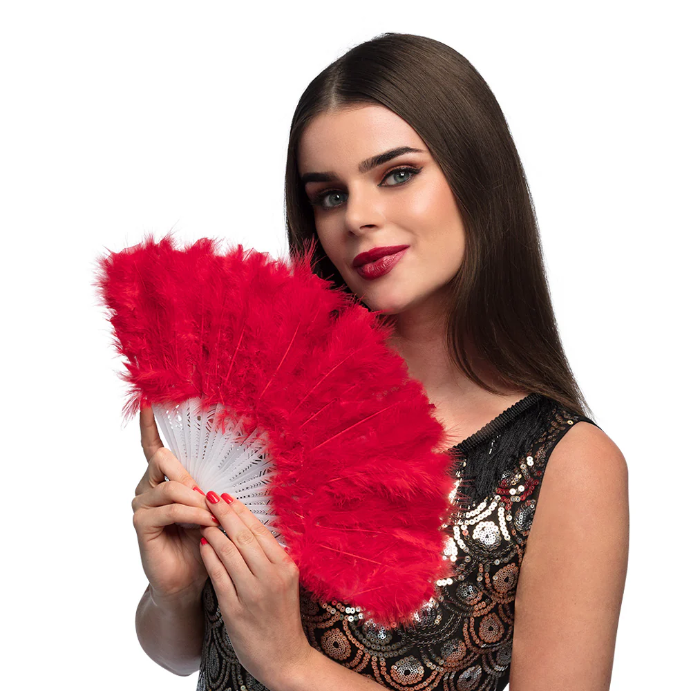 Waaier Flapper rood - Image 2