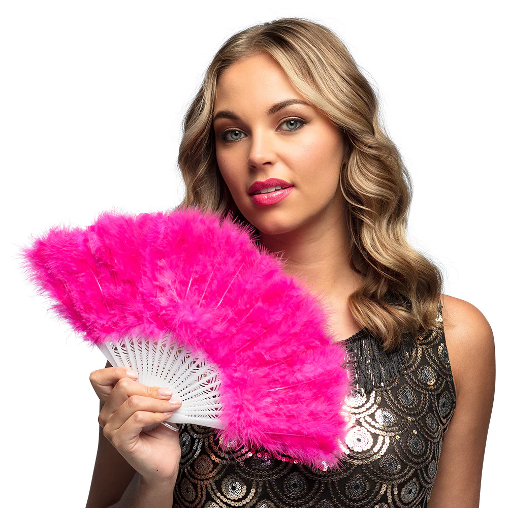 Waaier Flapper roze - Image 2