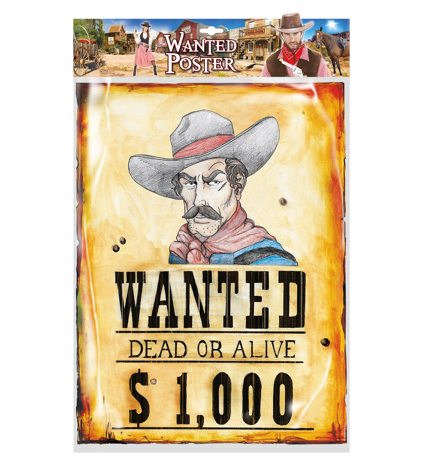 Wanted bord decoratie - Image 3