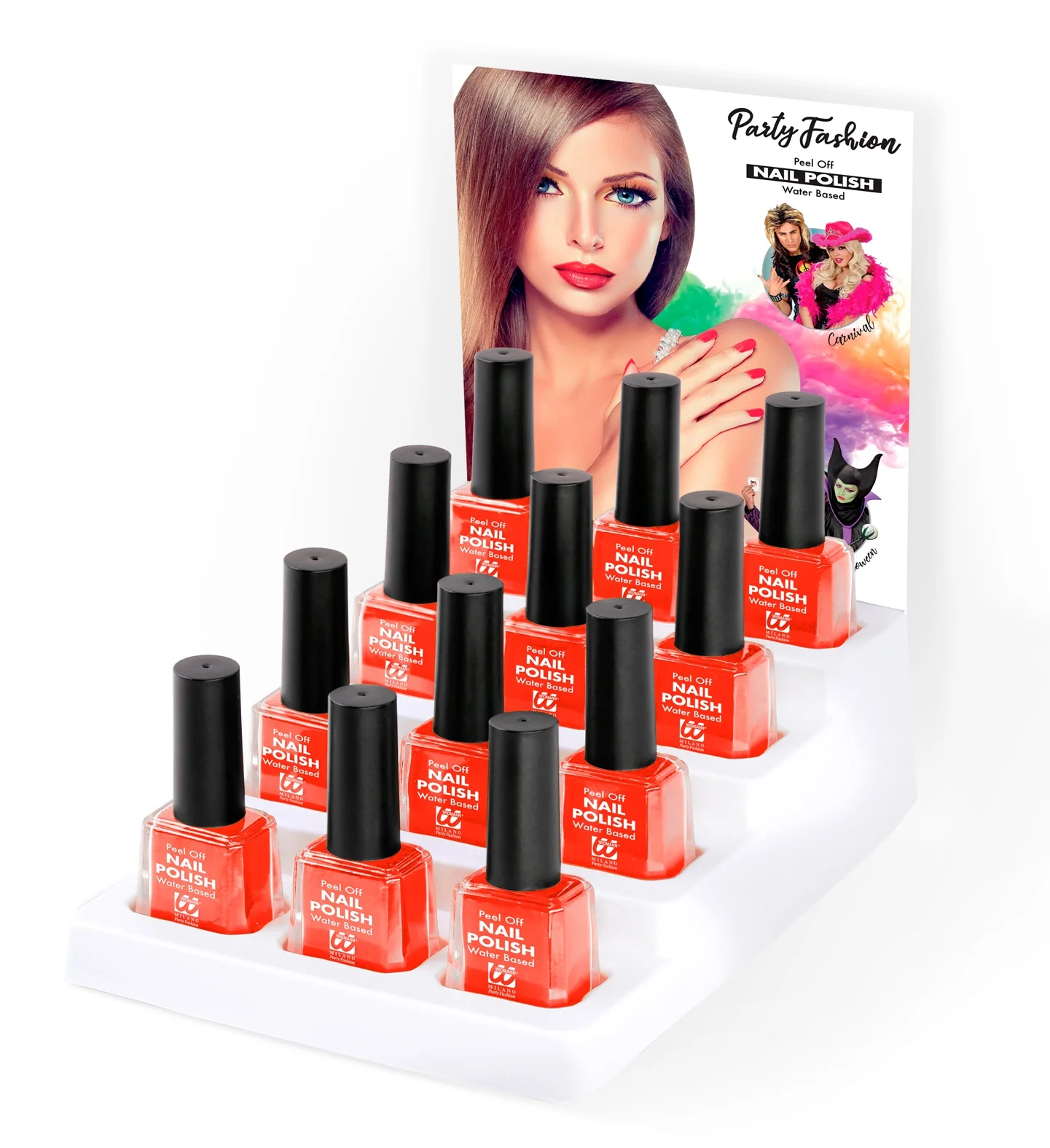 Nagellak waterbasis Emily oranje - Image 3