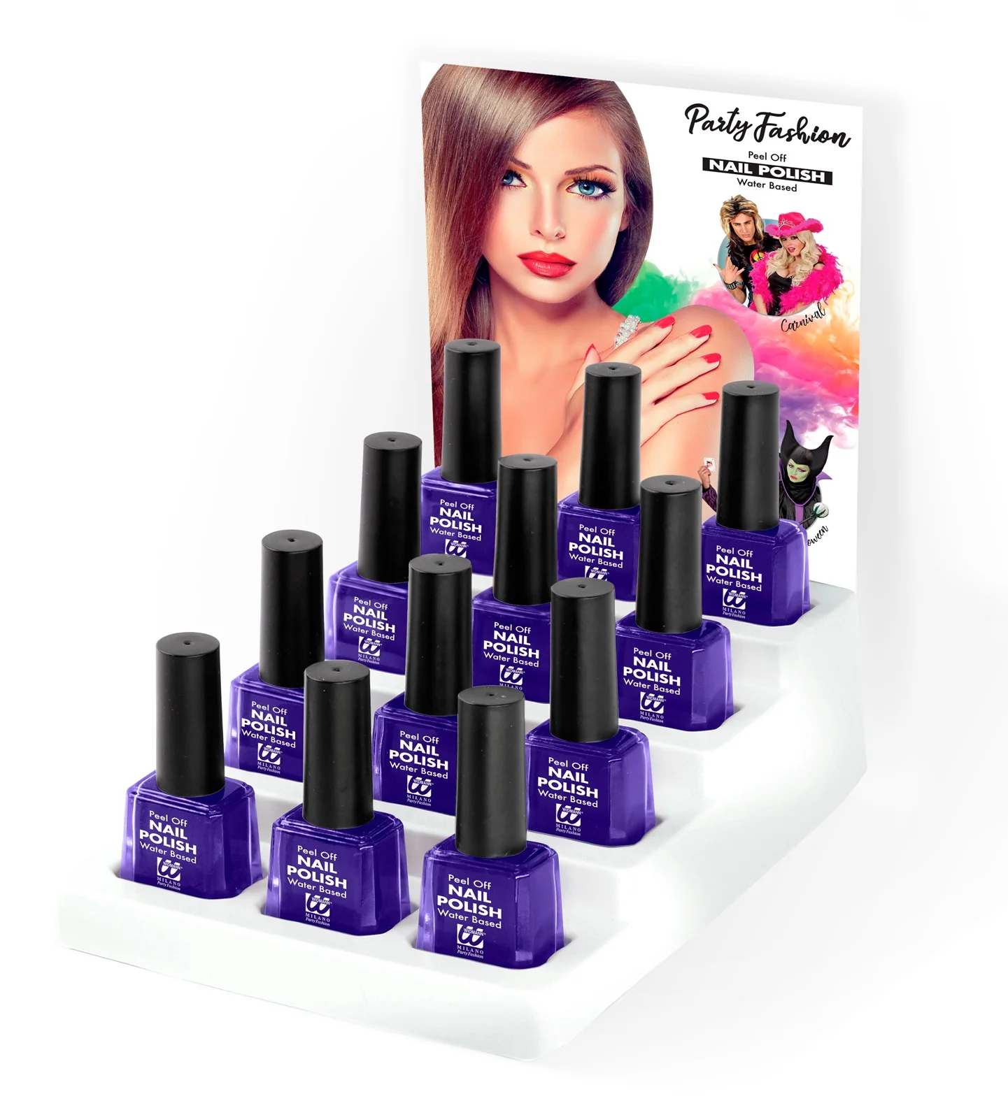 Nagellak waterbasis Emily paars - Image 3