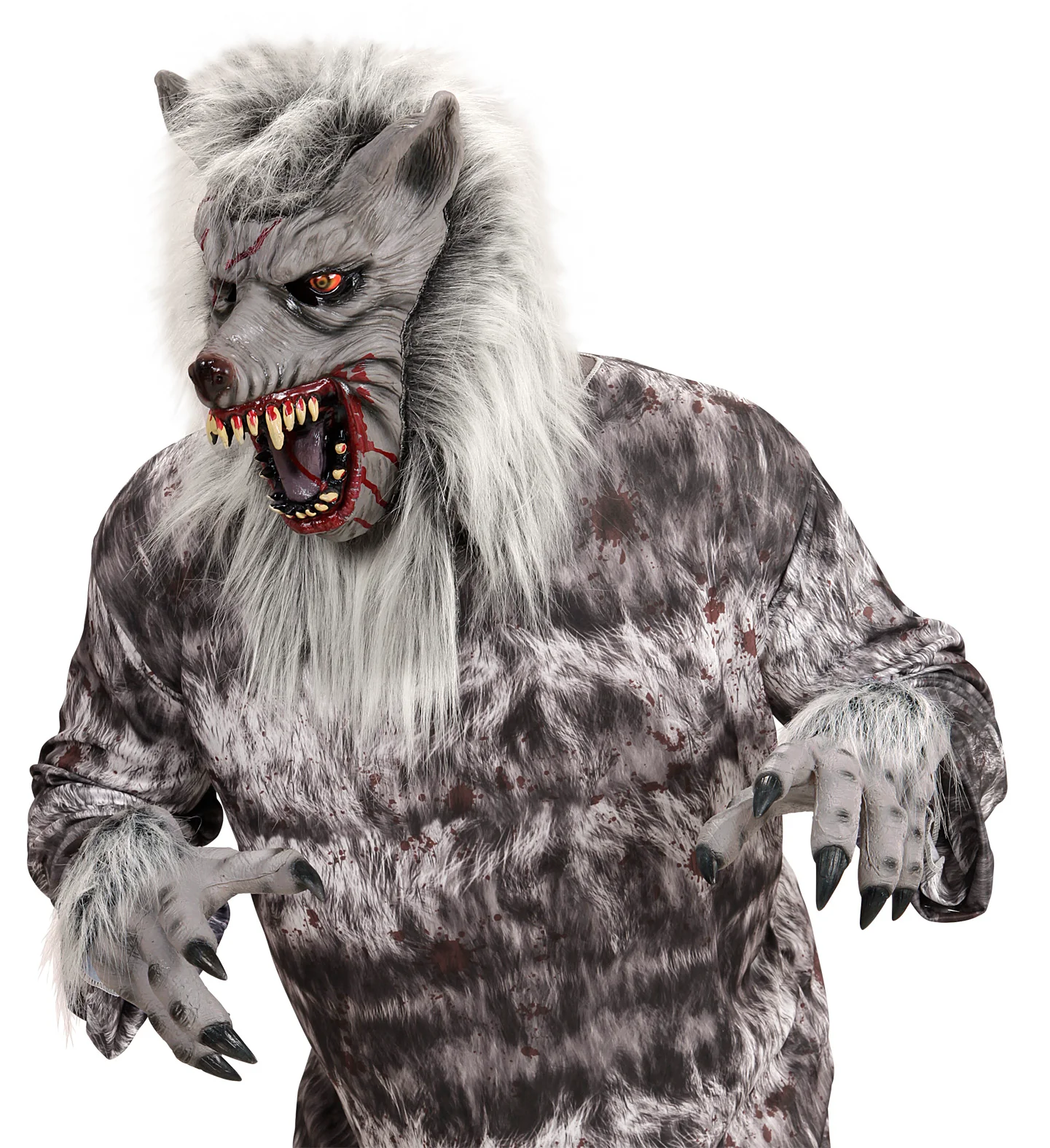 Weerwolf masker met veel haar - Image 2
