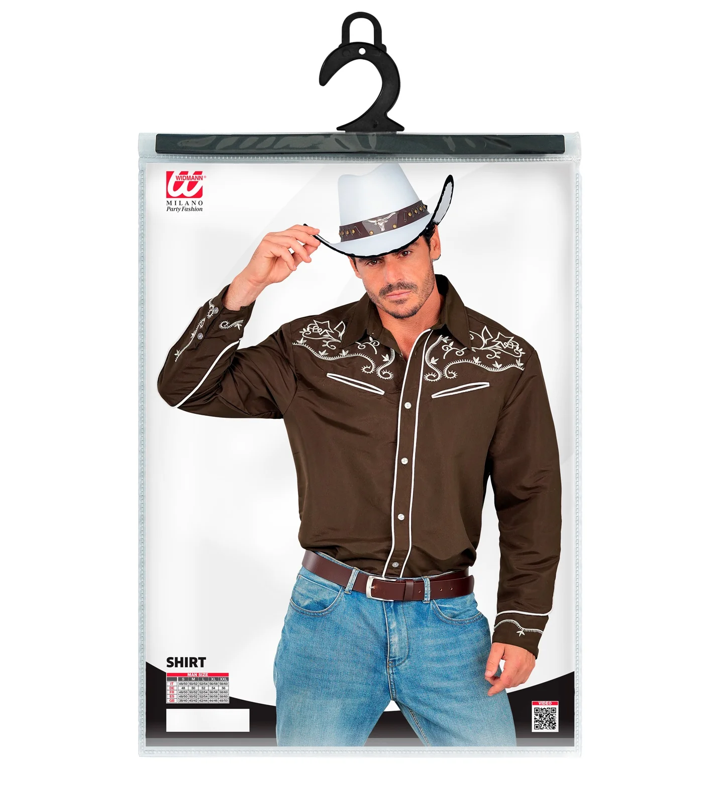 Western cowboy shirt bruin Ringo - Image 6