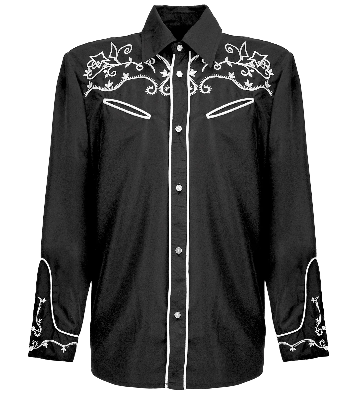 Western cowboy shirt zwart Ringo - Image 6