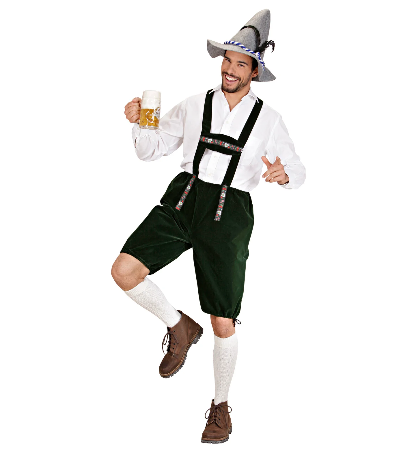 Tiroler broek lederhose groen - Image 2