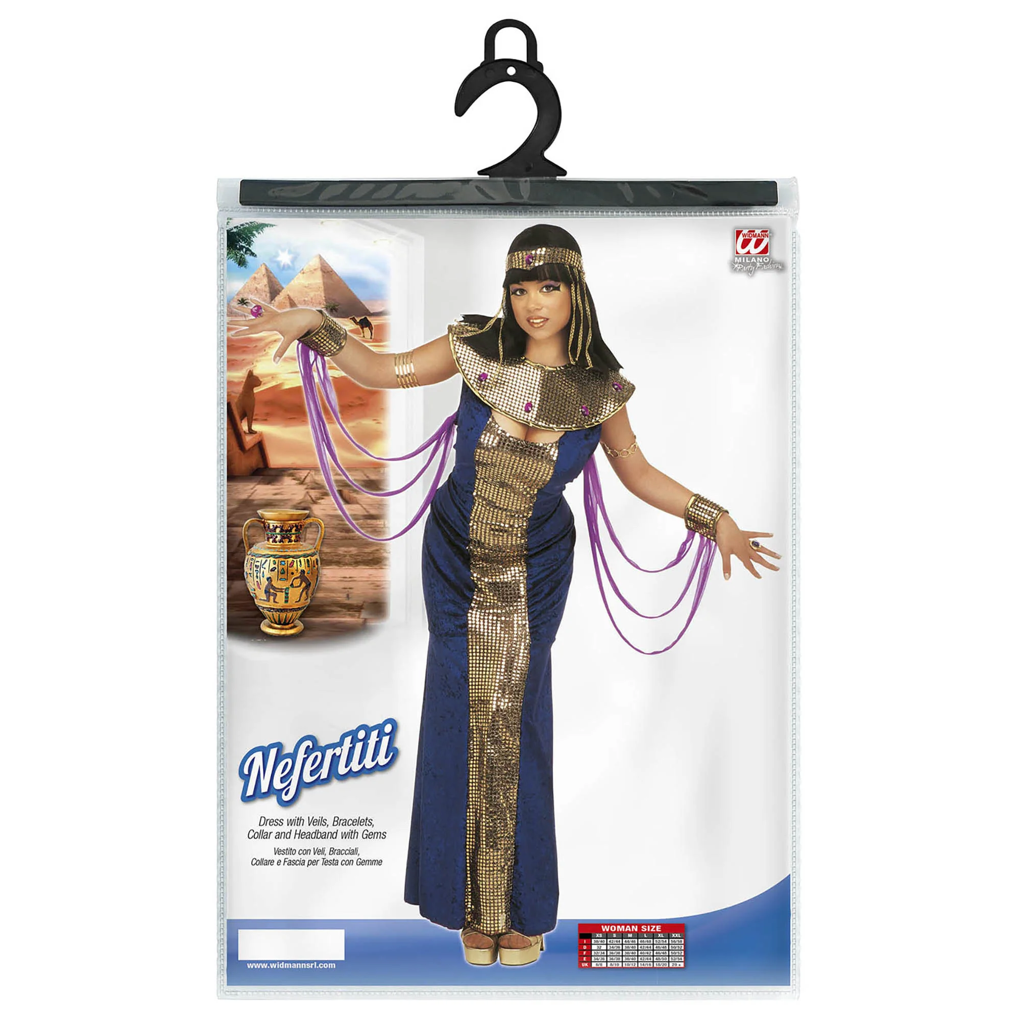 Cleopatra jurk Blue - Image 2