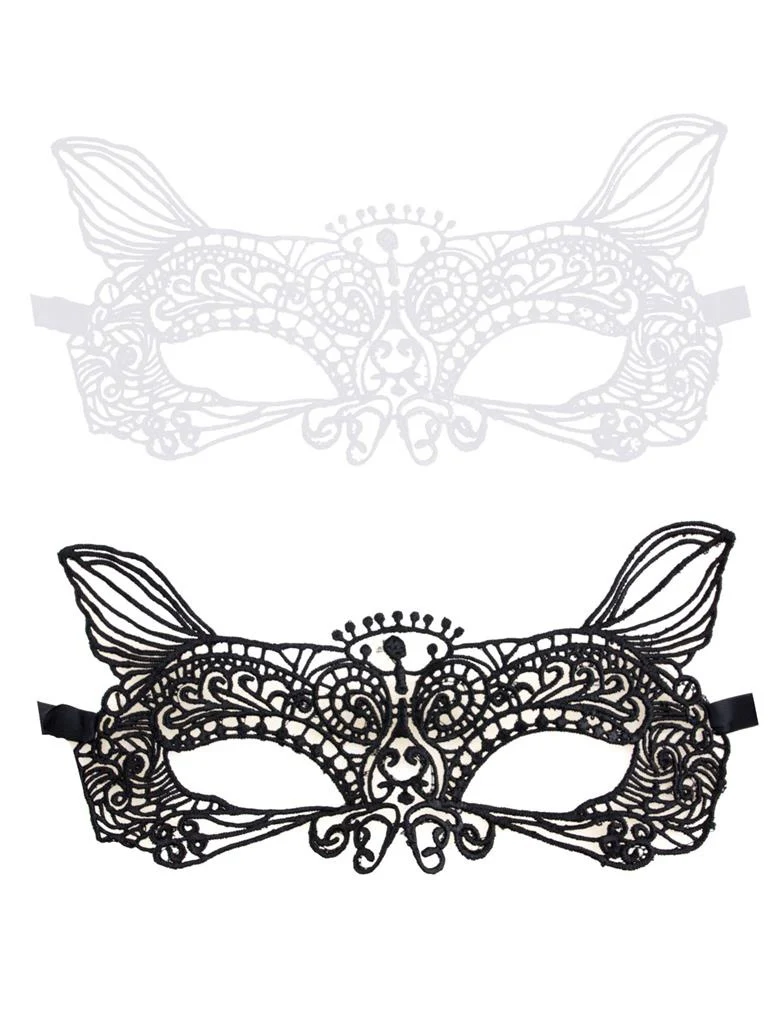 Wit kanten oogmasker Noha
