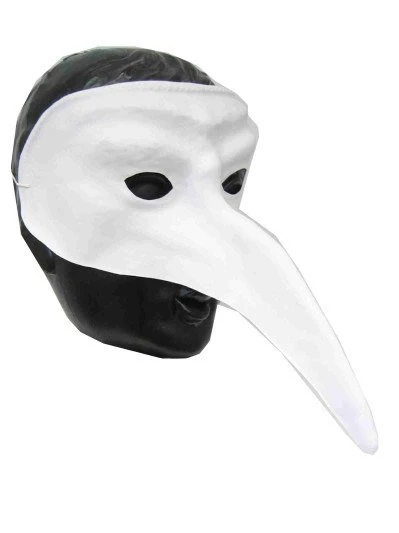 Venetiaans snavel masker wit