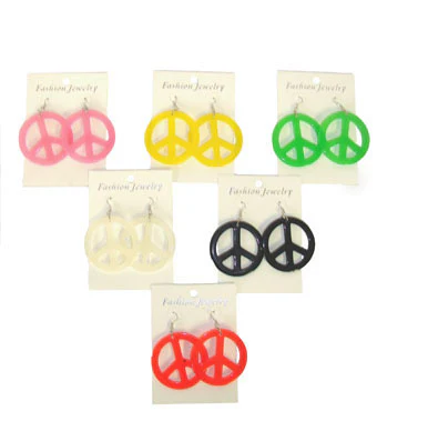 Witte hippie oorbellen - Image 3