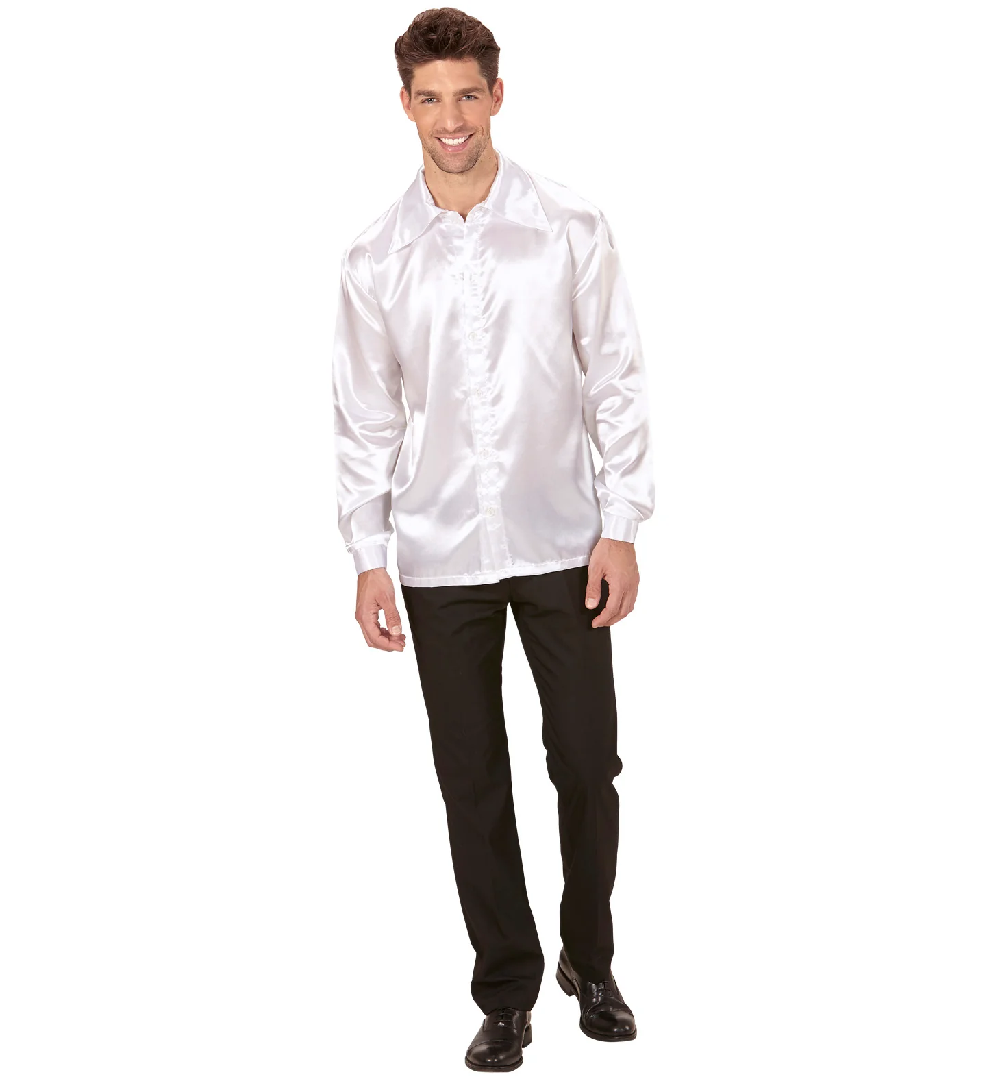 Witte jaren 70 Disco show blouse - Image 3