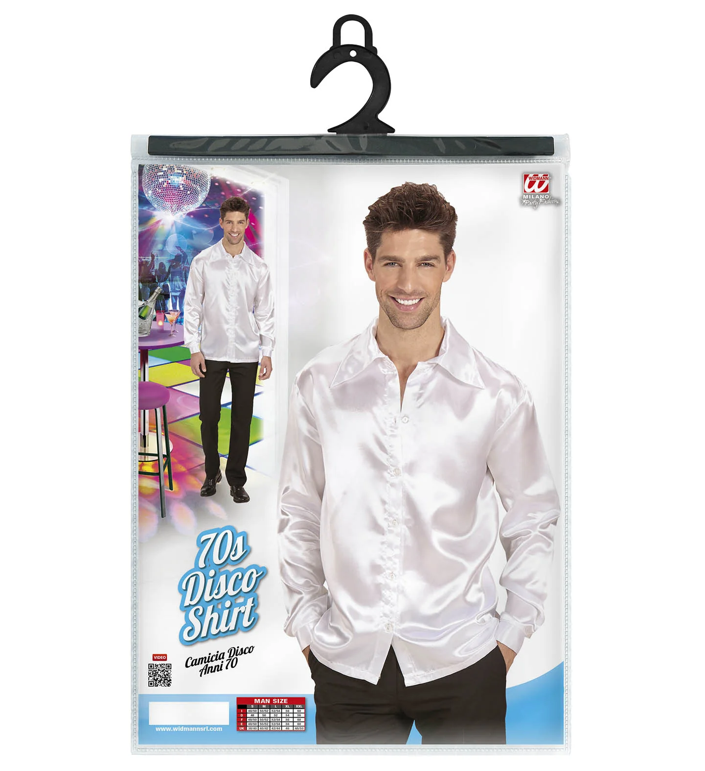 Witte jaren 70 Disco show blouse - Image 5