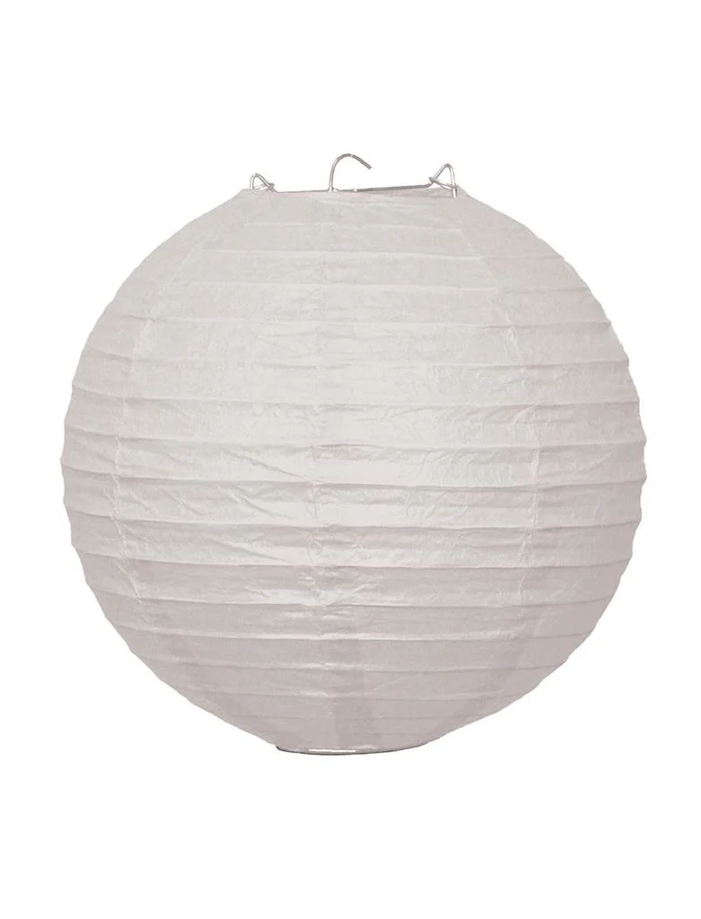 Witte lampion 25cm