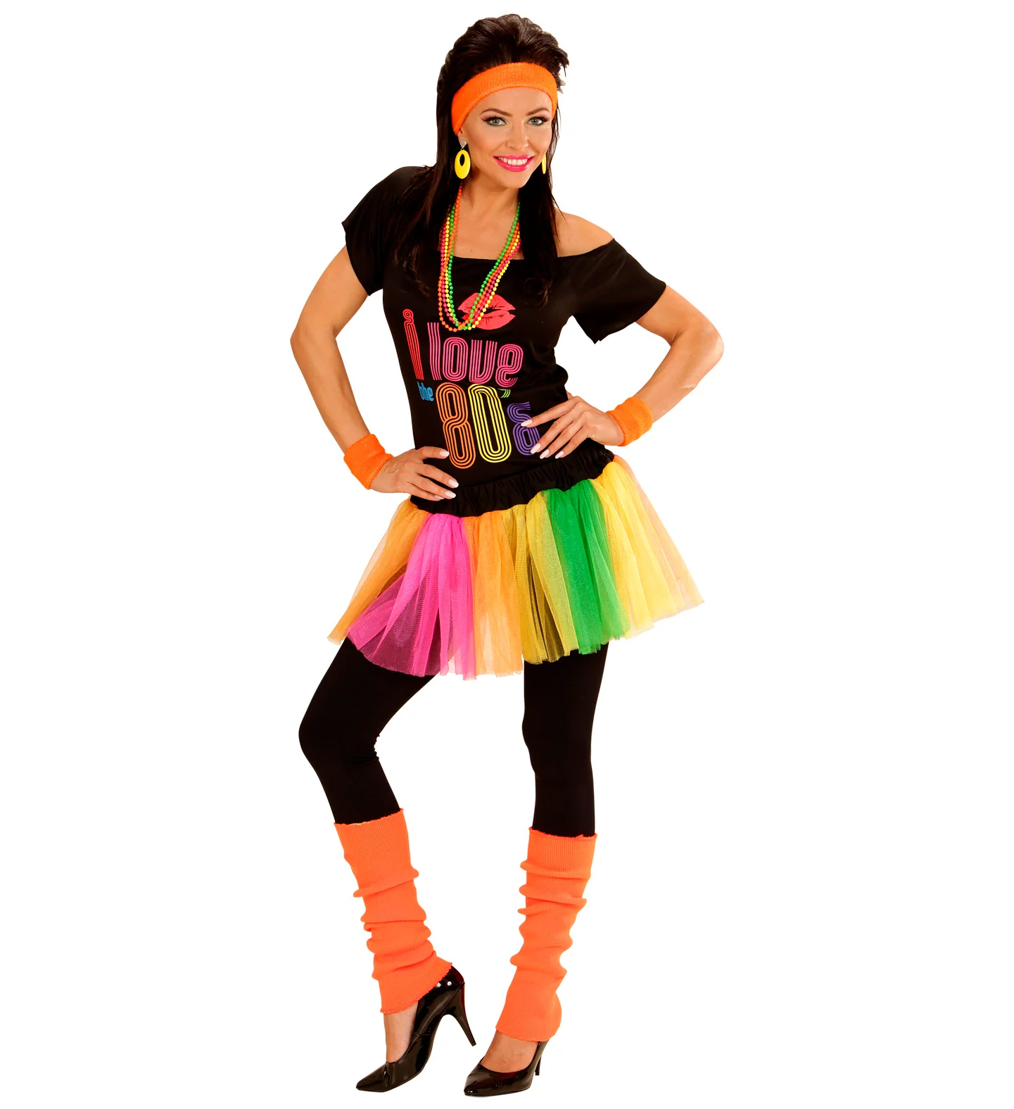 Oranje beenwarmers neon - Image 5