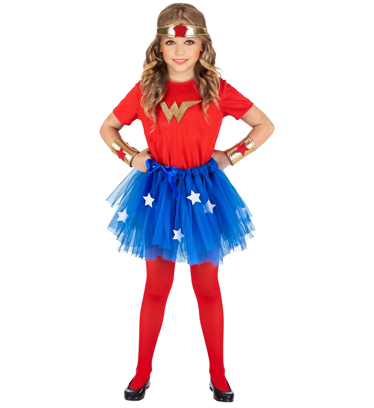 Wonder woman jurkje kinderen 110cm