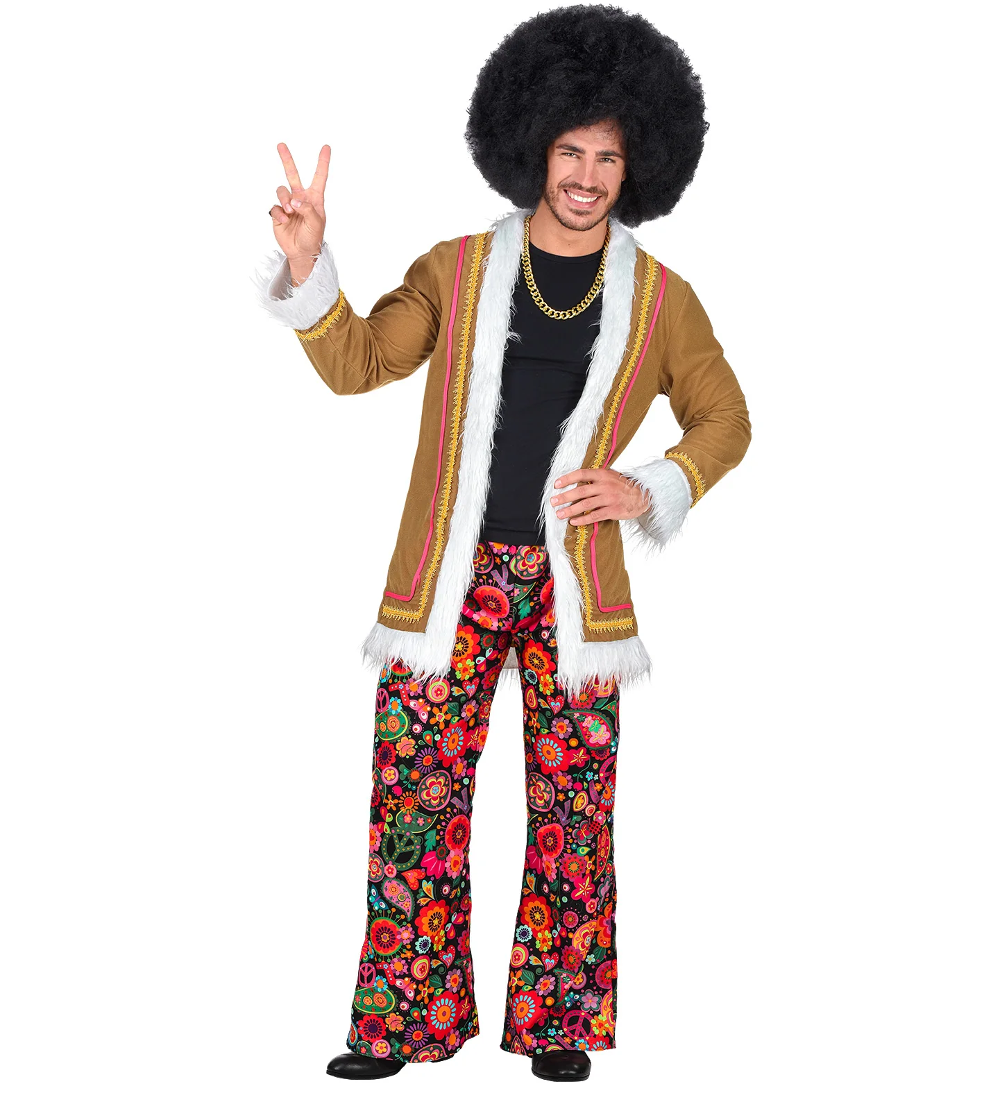 Hippie Woodstock pak Peter volwassenen - Image 2