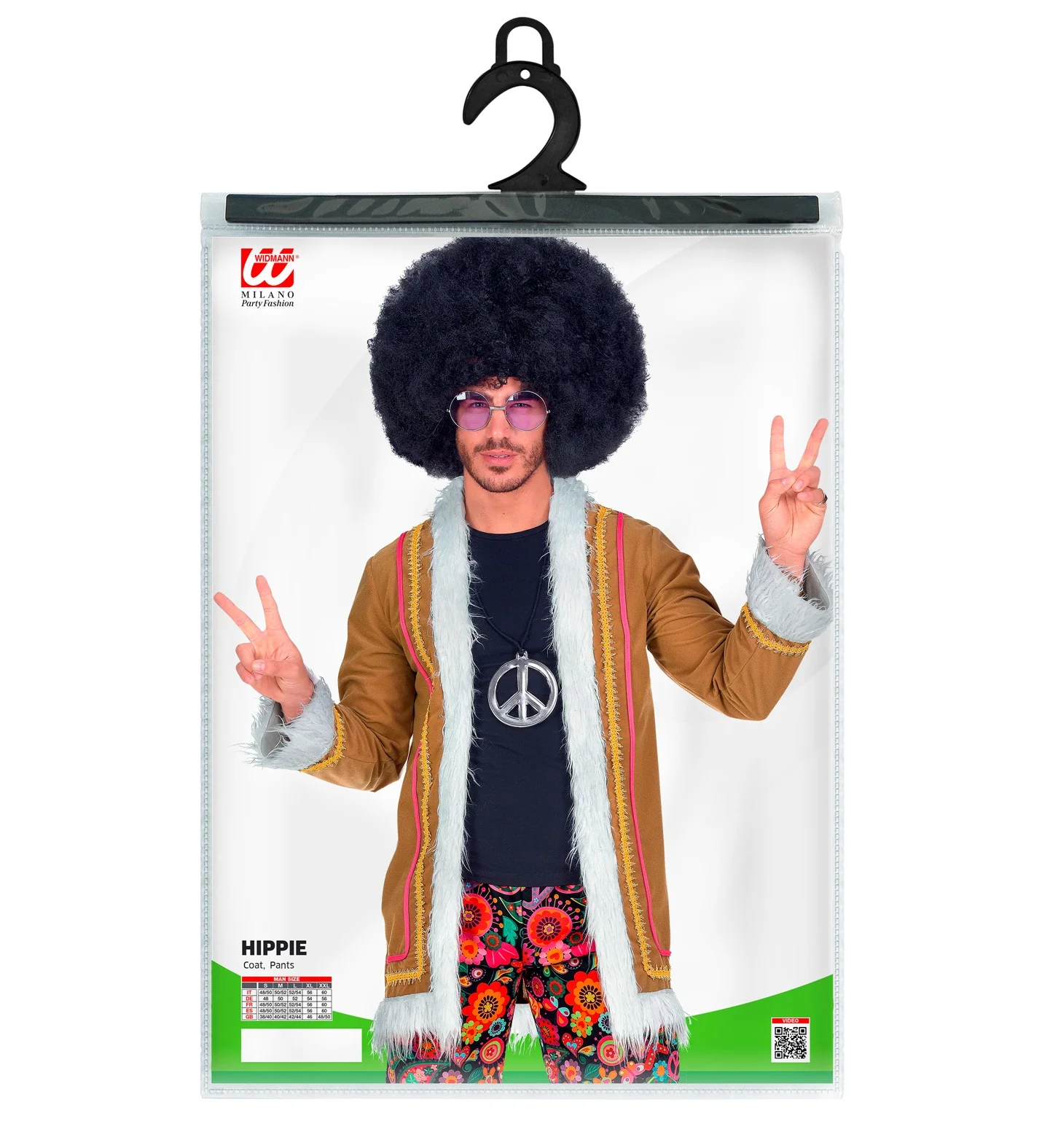 Hippie Woodstock pak Peter volwassenen - Image 6