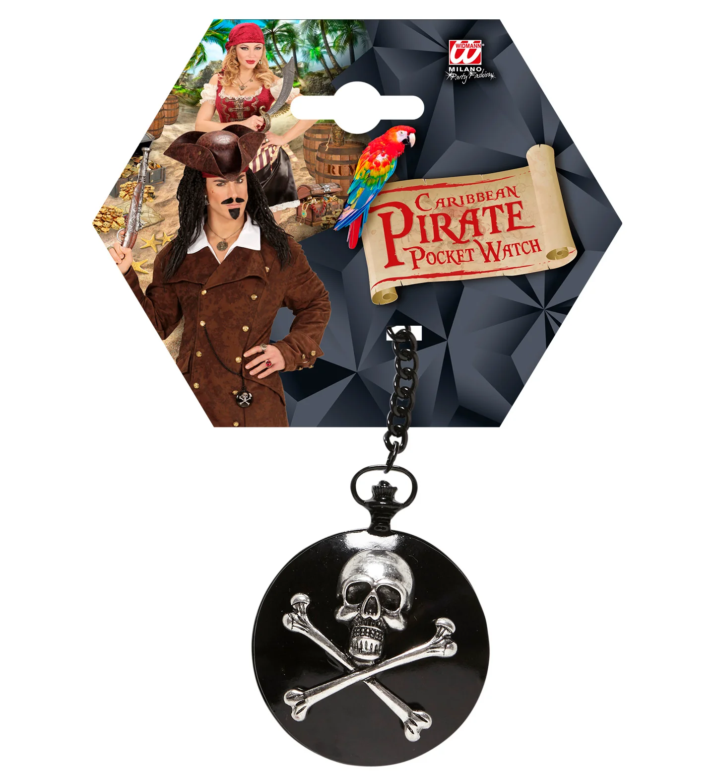 Zakhorloge met ketting en doodskop - Image 4