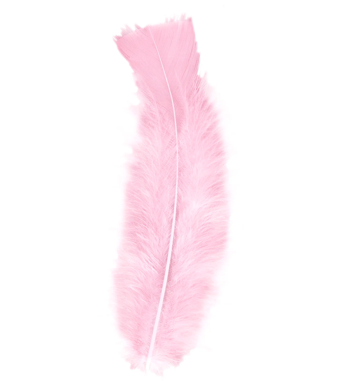 Licht roze veertjes in zakje 50 stuks