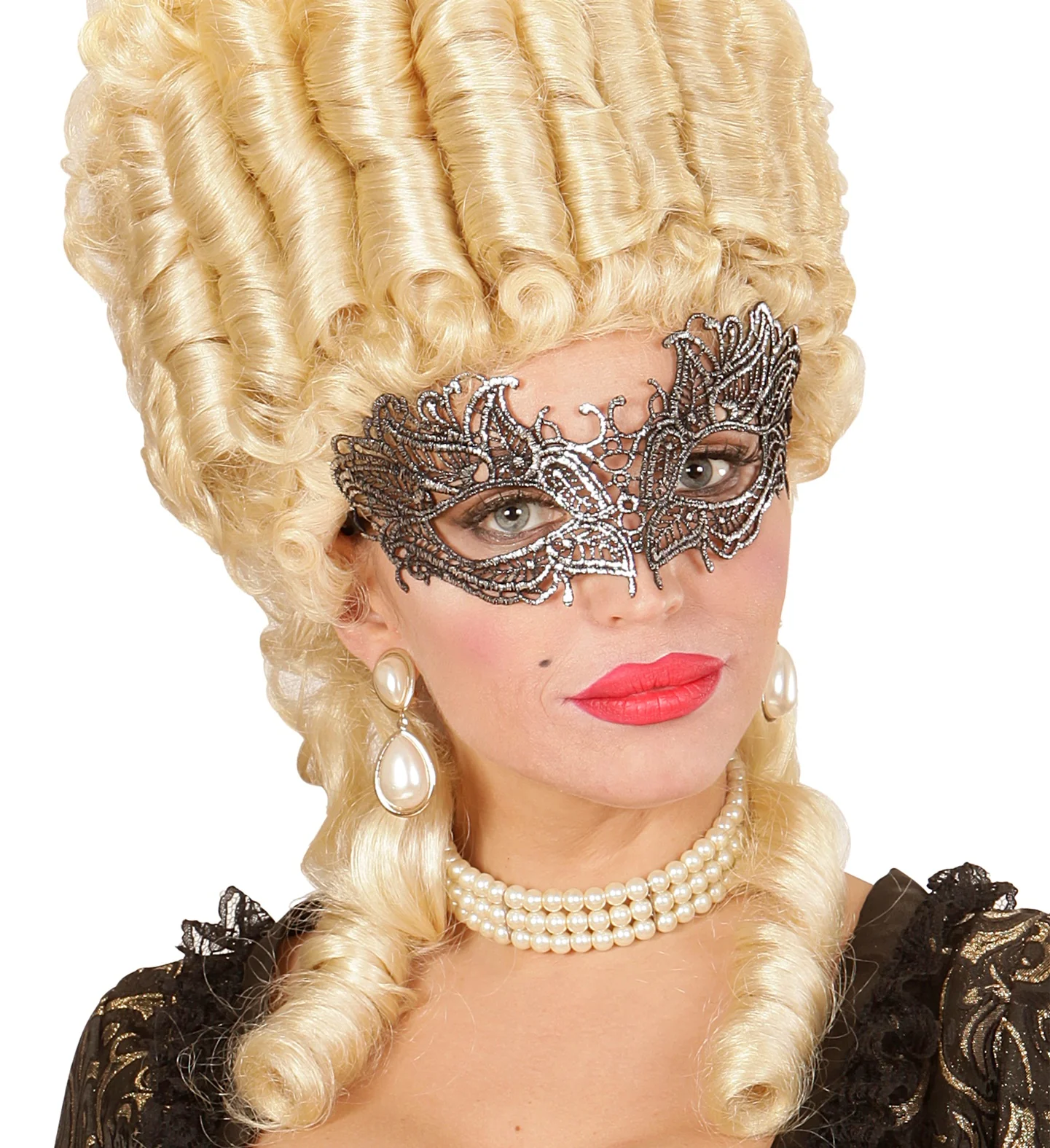 Zilveren antieke oogmaskertjes - Image 3