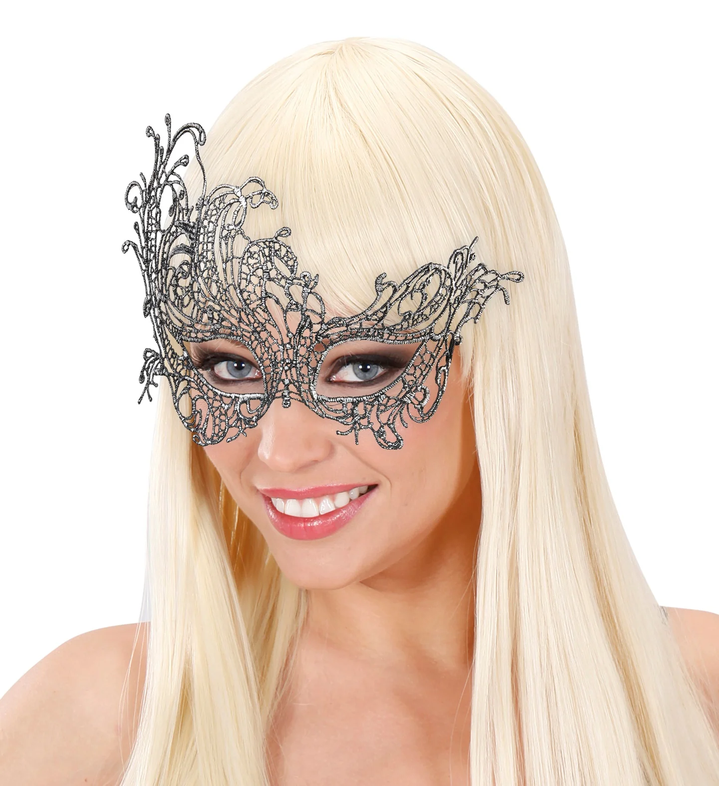 Zilveren barok maskertjes - Image 3