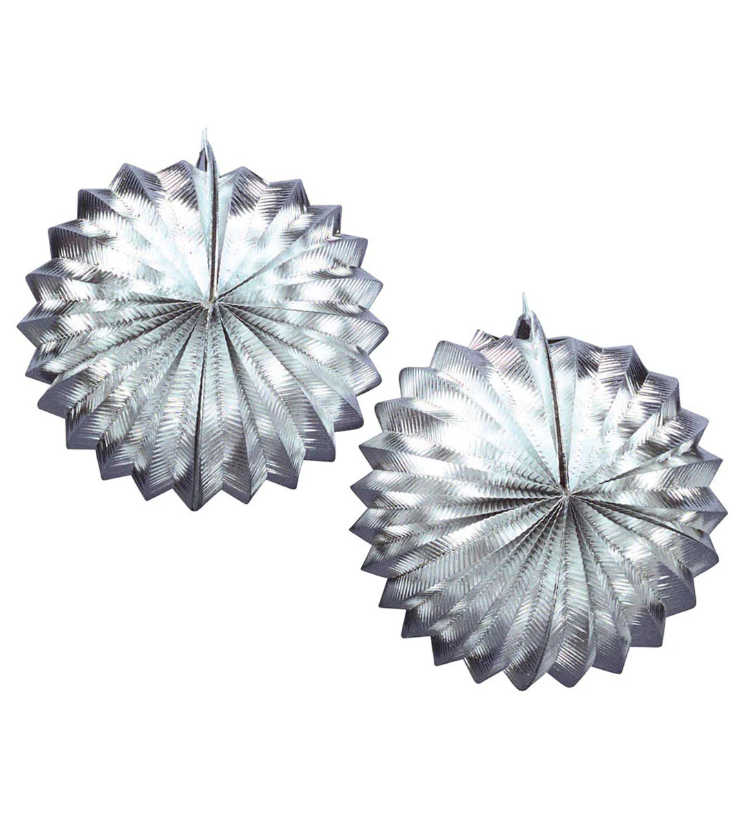 Zilveren lampion bol 25cm