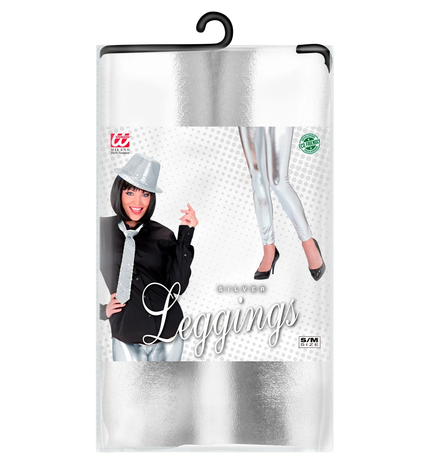 Zilveren legging glans - Image 5