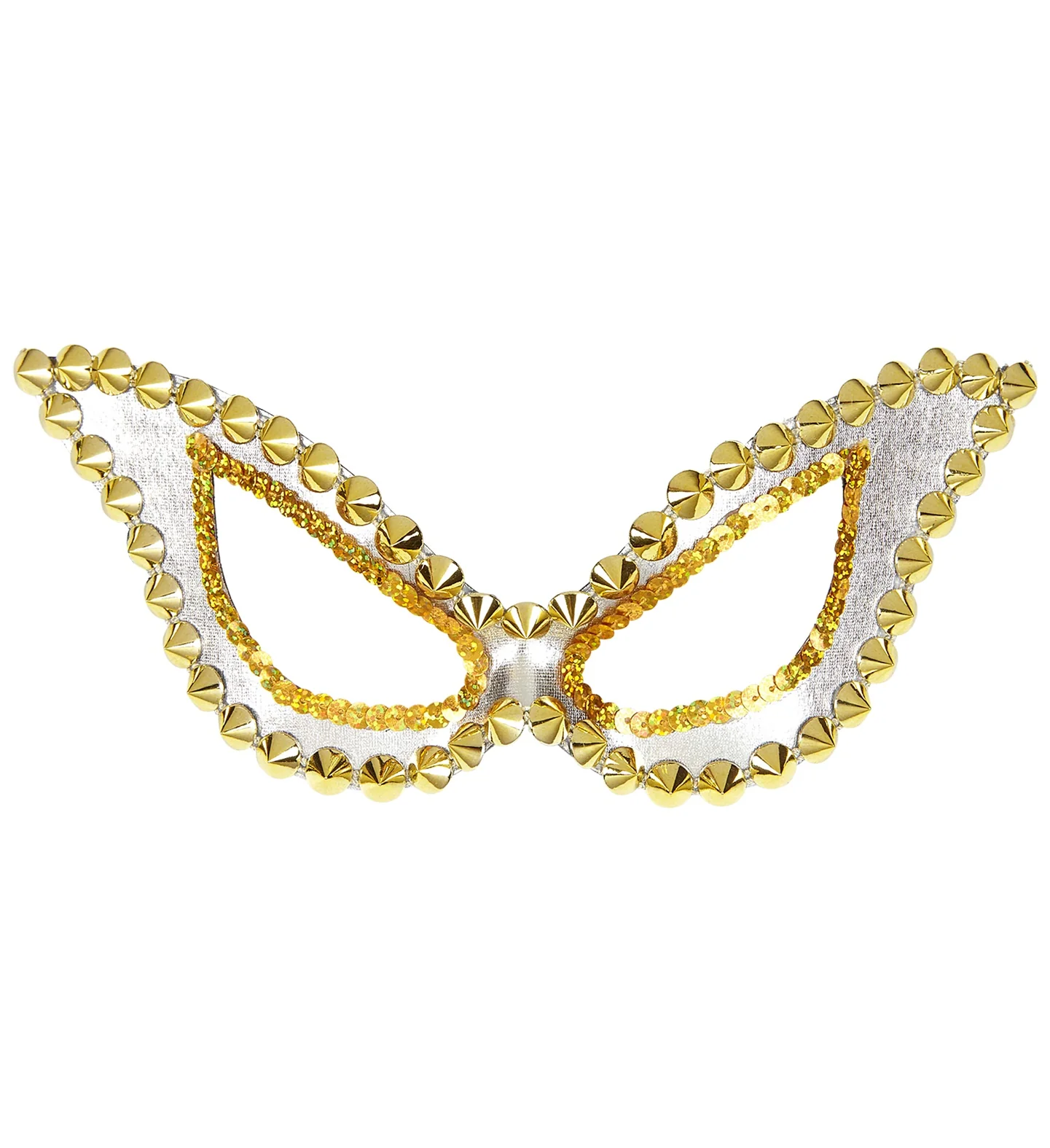 Zilveren oogmaskers