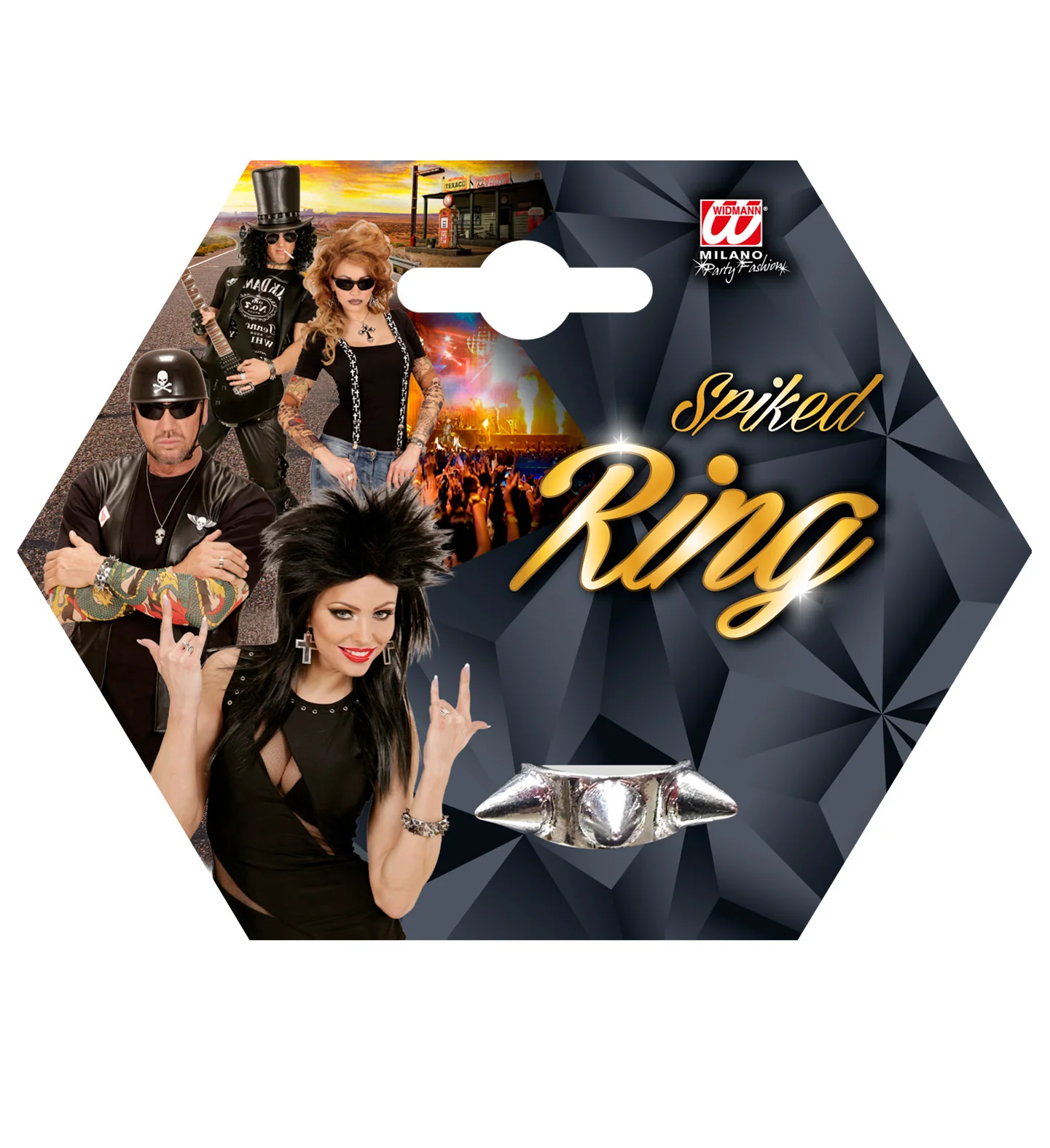 Zilveren ring met 3 spikes - Image 5
