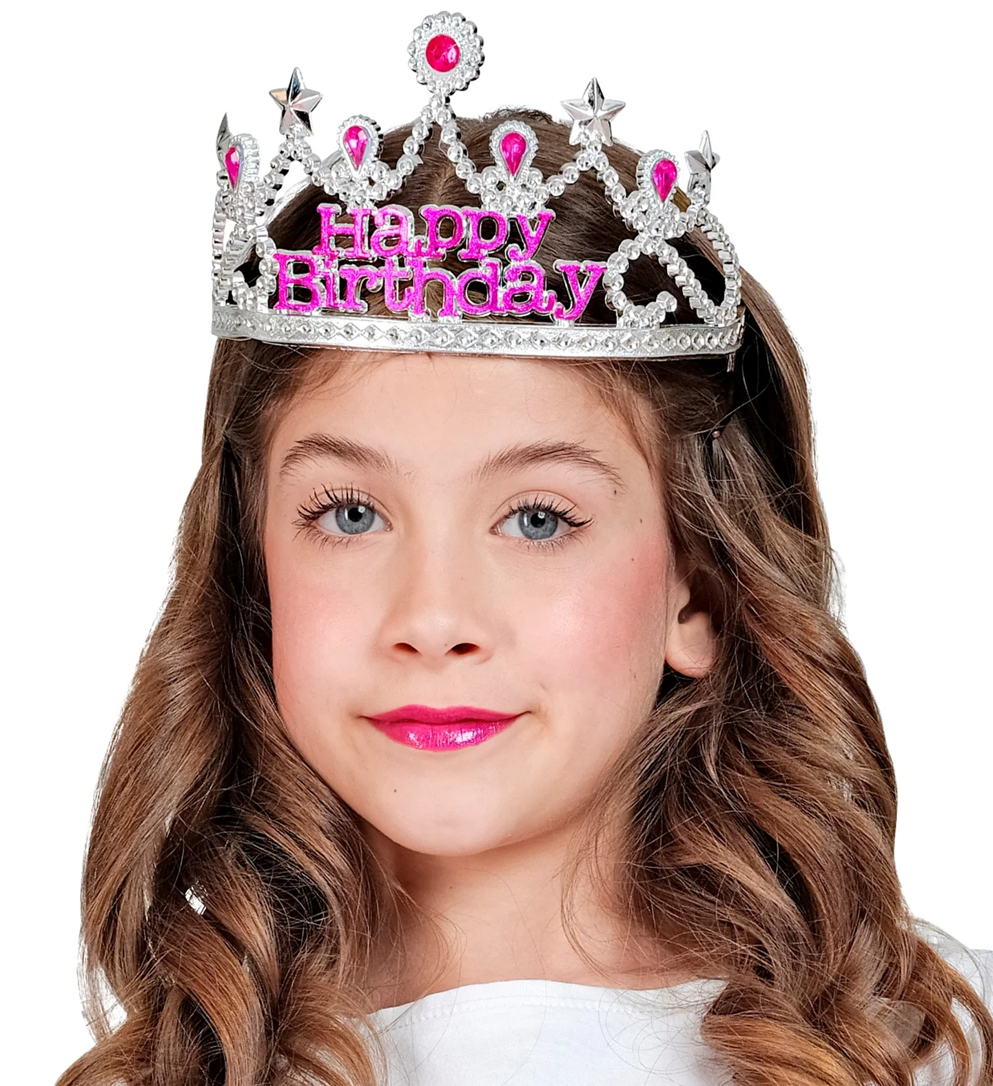 Zilveren tiara happy birthday Felicia - Image 3