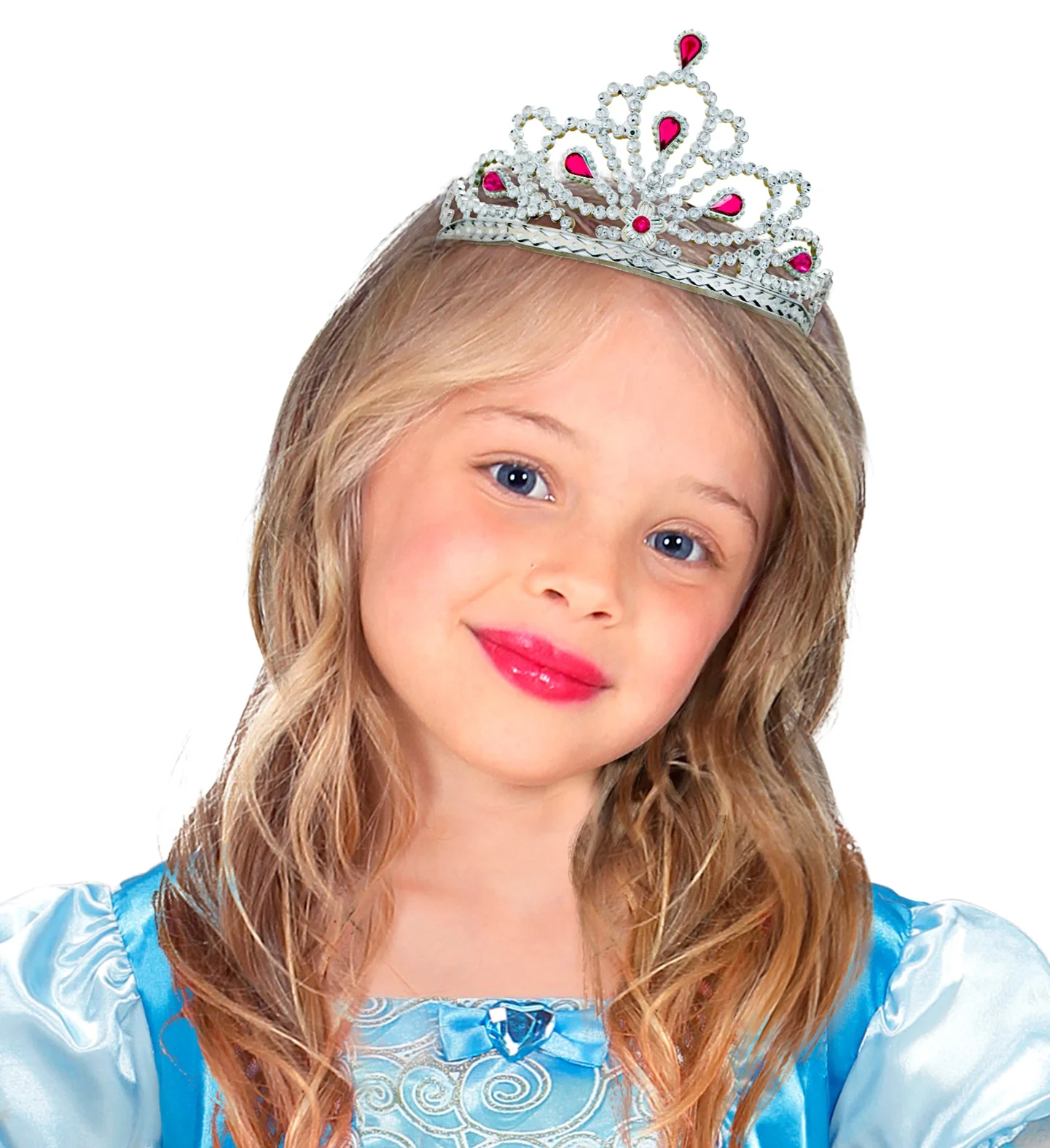 Zilveren tiara met steentjes Rina - Image 4