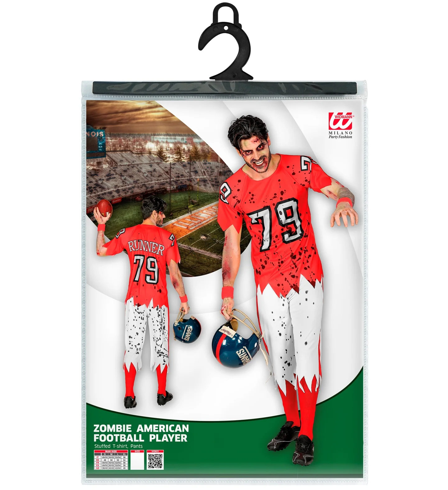 Zombie American footballer heren - Image 6