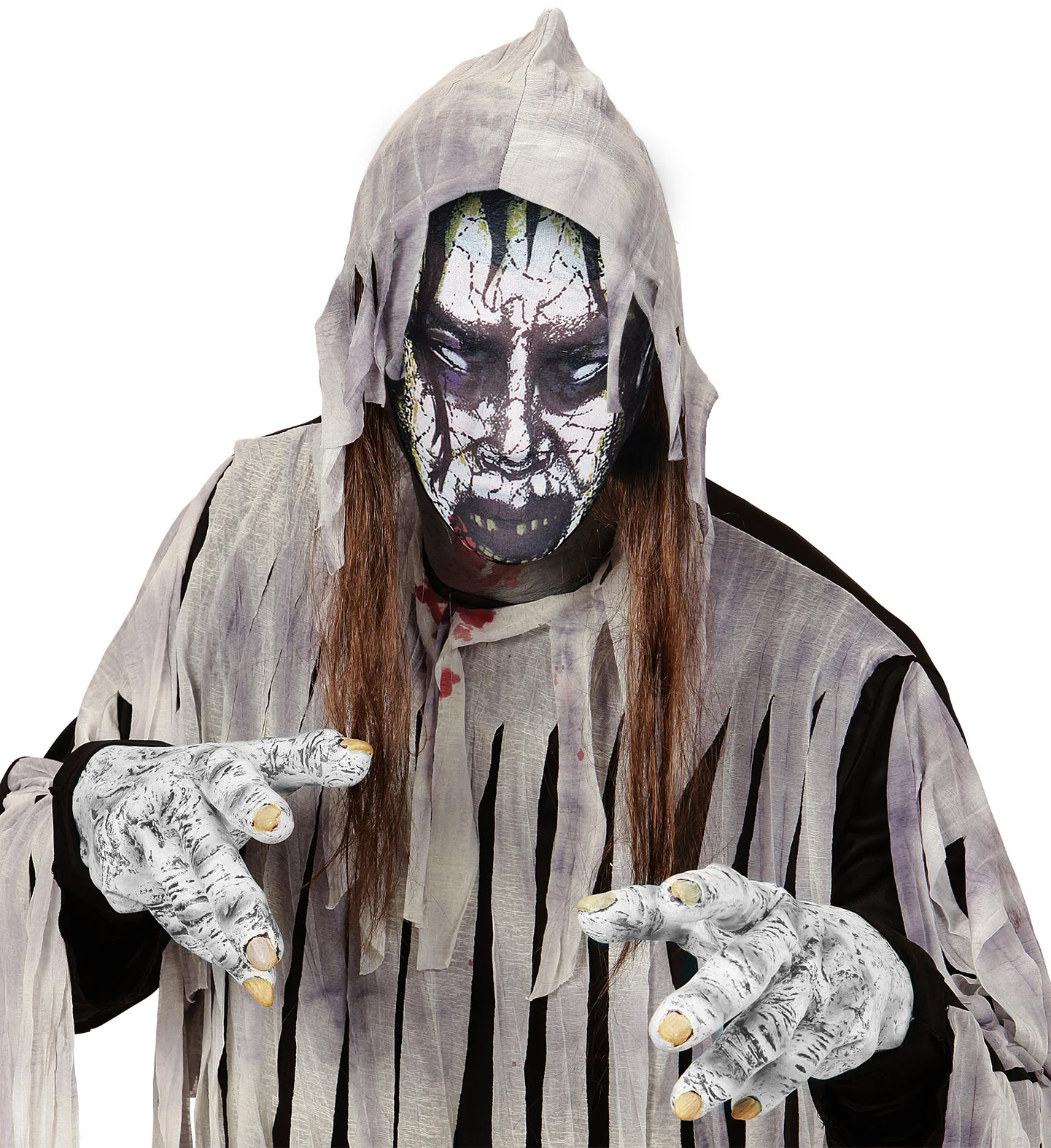 Zombie masker van stof - Image 2